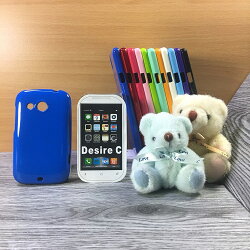 大都會保護殼 HTC Desire C A320E/Desire VC T328d 保護殼 TPU 軟殼 閃粉 矽膠殼 手機殼 背蓋