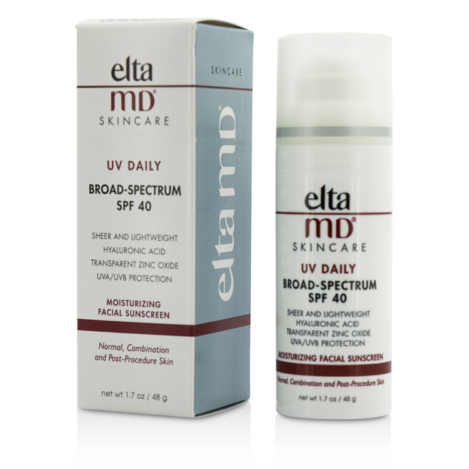 創新專業保養品 EltaMD - 全日修復防曬霜 SPF 40 (適合中性, 混合性和手術後肌膚)