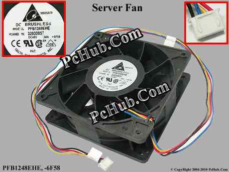 臺達A-B powerflex 400p 變頻器風扇PFB1248EHE 48V 0.54A保2年