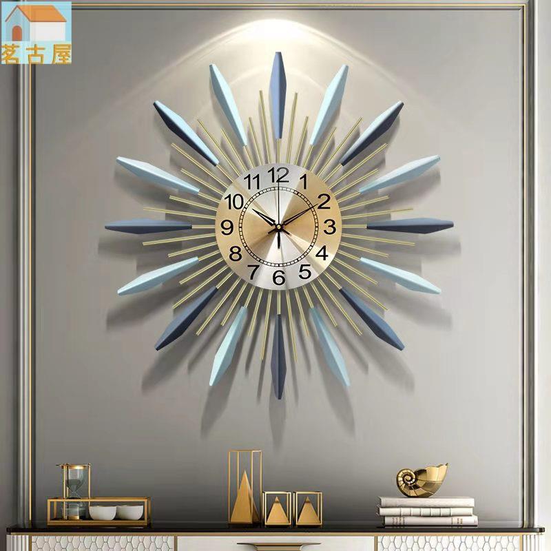 心光鐘表掛鐘客廳創意現代簡約時鐘個性大氣家用時尚裝飾藝術北歐掛鐘