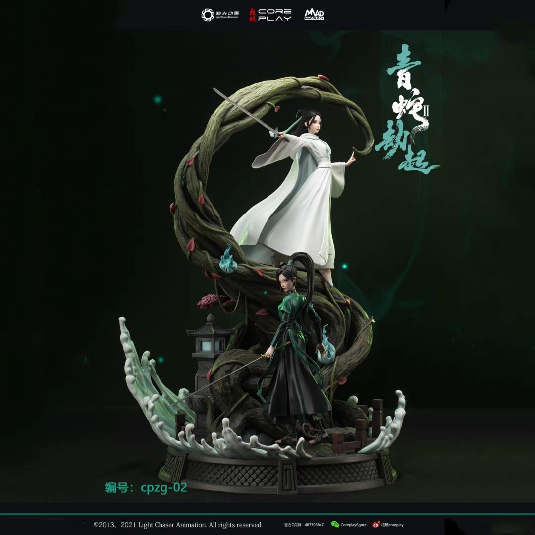 【諮詢客服驚喜多多】動漫手辦雕像模型擺件玩具gk遊戲小白蛇2青蛇劫起小青許仙法月兌