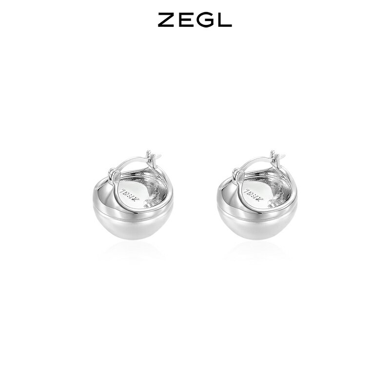 ZEGL設計師復古耳環女2021年新款潮人造珍珠耳釘耳扣小巧精致耳飾