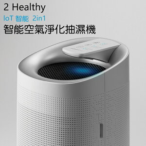 【MOMAX 摩米士】2 Healthy IoT 2合1智能空氣淨化抽濕機 AP1S