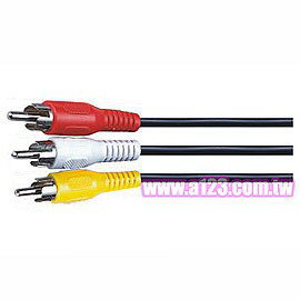 AV3對3影音訊號線 (3×RCA-3×RCA) 5尺(1.5米) AV線 AV 3-3