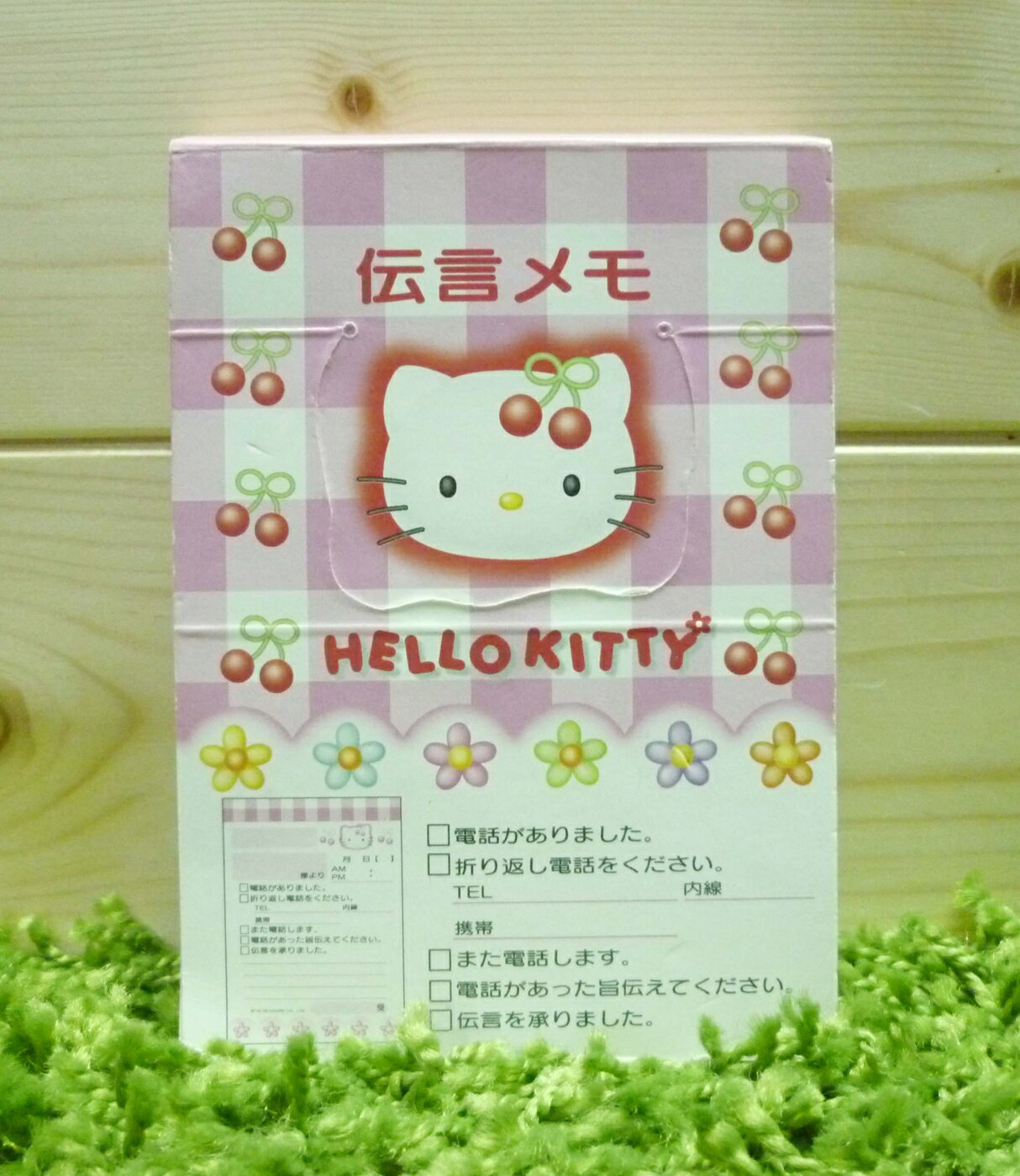 【震撼精品百貨】Hello Kitty 凱蒂貓 留言便條-櫻桃【共1款】 震撼日式精品百貨
