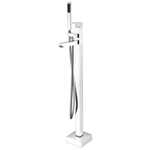 Akdy Akdy 38 Freestanding Bathtub Faucet Floor Mount Tub Filler Handheld Bath Wand Shower Lever Bathroom Rakuten Com