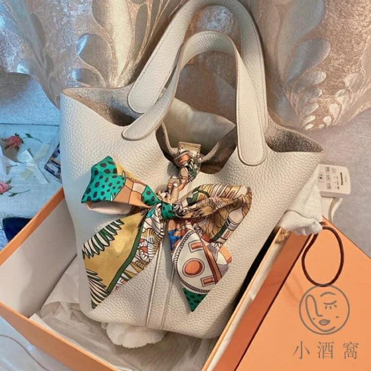 真皮菜籃子包手提水桶包包女包 雙11全館免運