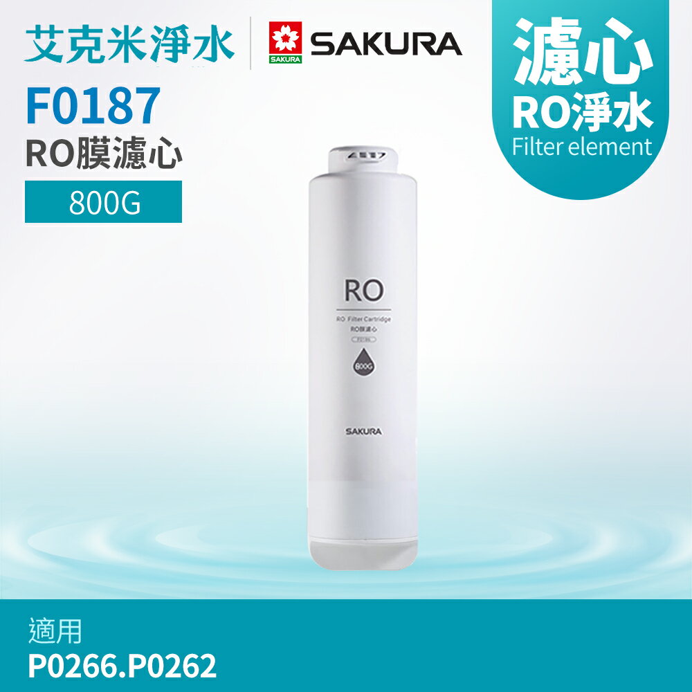 【櫻花】F0187 RO膜濾心(適用P0266/P0262)
