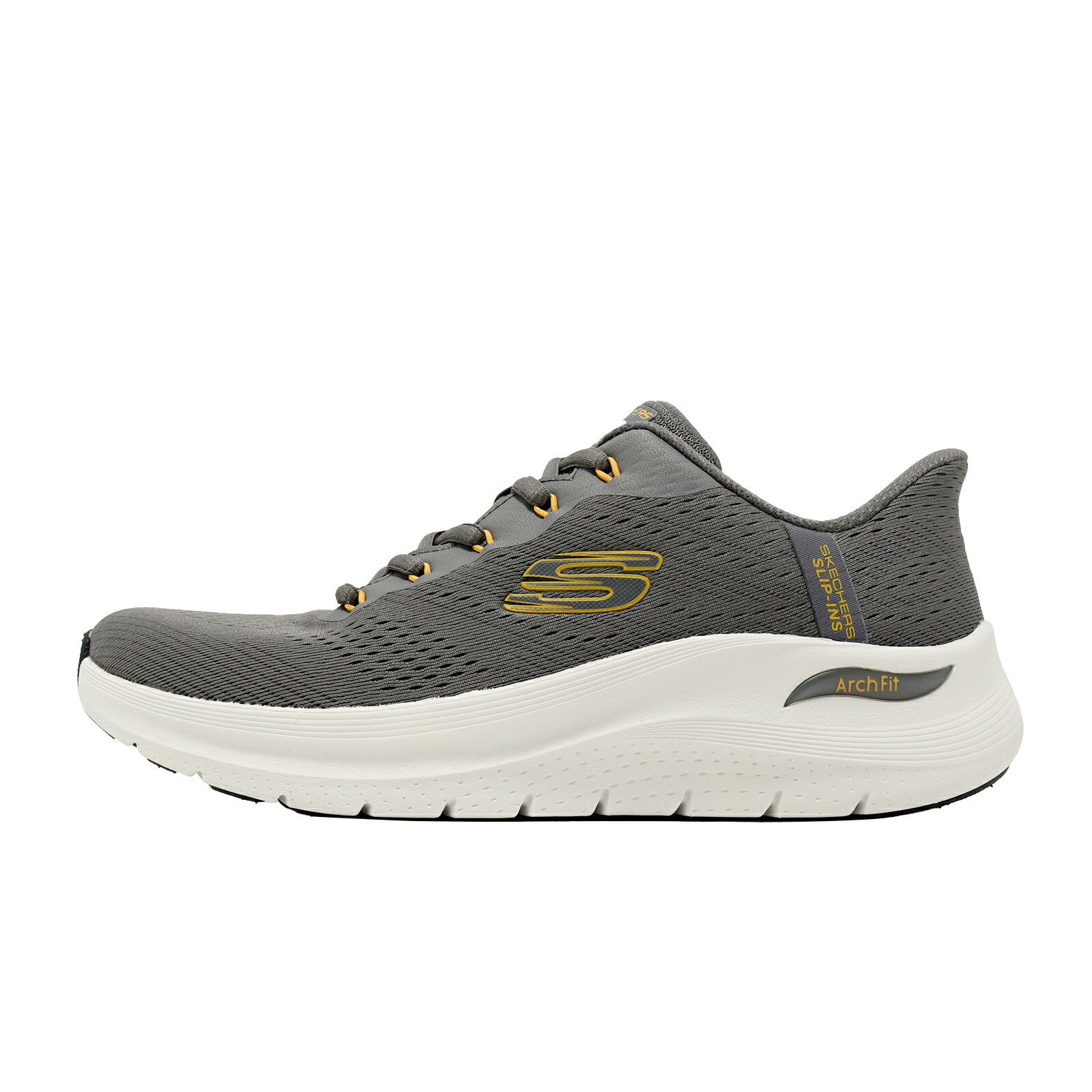 Skechers 休閒鞋 Arch Fit 2.0 Slip-Ins 男鞋 灰 回彈 瞬穿科技 232712CCYL