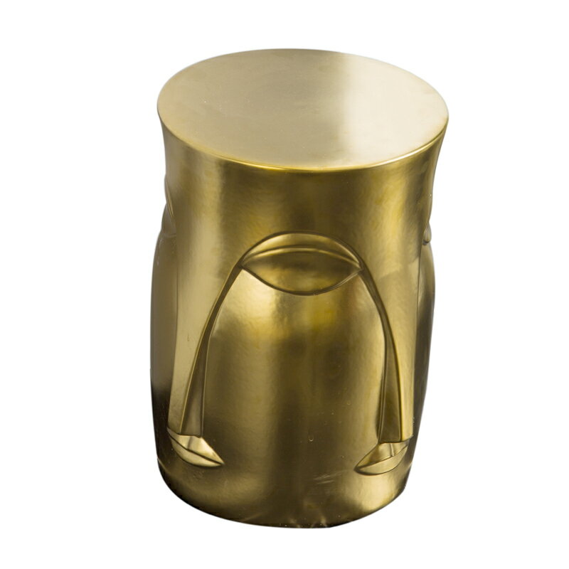 蝶陶摩登現代設計美式人臉陶瓷鼓椅民宿網紅酒店擺件凳子角幾邊幾 4