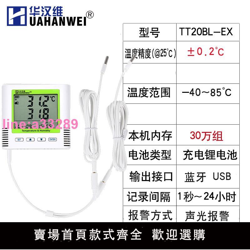 {可開發票}雙路溫度記錄儀 冰箱雙探頭雙通道溫度計檢測儀高精度智慧報警器