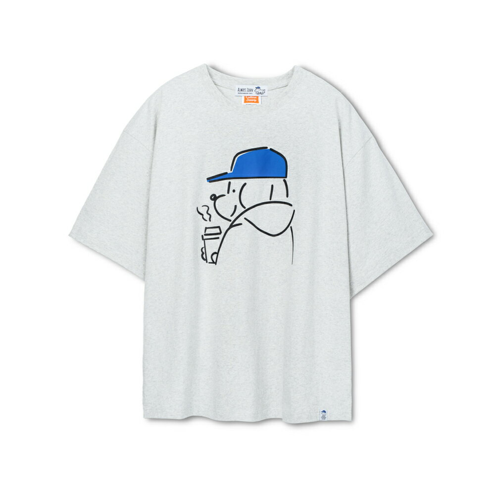 【全館滿額折】 FILTER017｜ALWAYS JOHN®｜Good Day Tee 麻灰 短袖 男女款 H6202【新竹皇家】