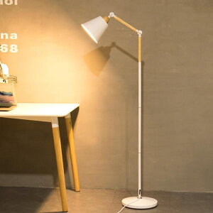 落地燈現代簡約LED護眼釣魚燈遙控創意北歐客廳臥室書房立式台燈 MKS免運