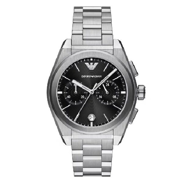 EMPORIO ARMANI 亞曼尼 Federico系列 AR11560 黑夜紳士雙眼日曆手錶 43MM｜樂天全館特惠中★指定刷卡回饋10%
