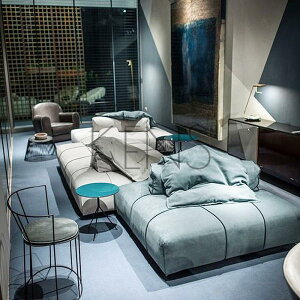 【KENS】沙發 沙發椅 意式極簡豆腐模塊沙發現代客廳大小戶型雙人布藝沙發創意設計師款