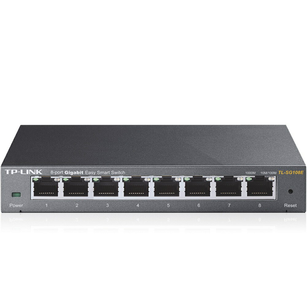 TP-Link TL-SG108E 8埠 Gigabit簡易智慧型 網路交換器-富廉網