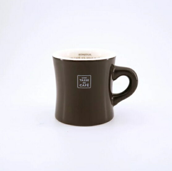 金時代書香咖啡 Un café 380ml 繽紛色系馬克杯 黑色 UC-380-BK