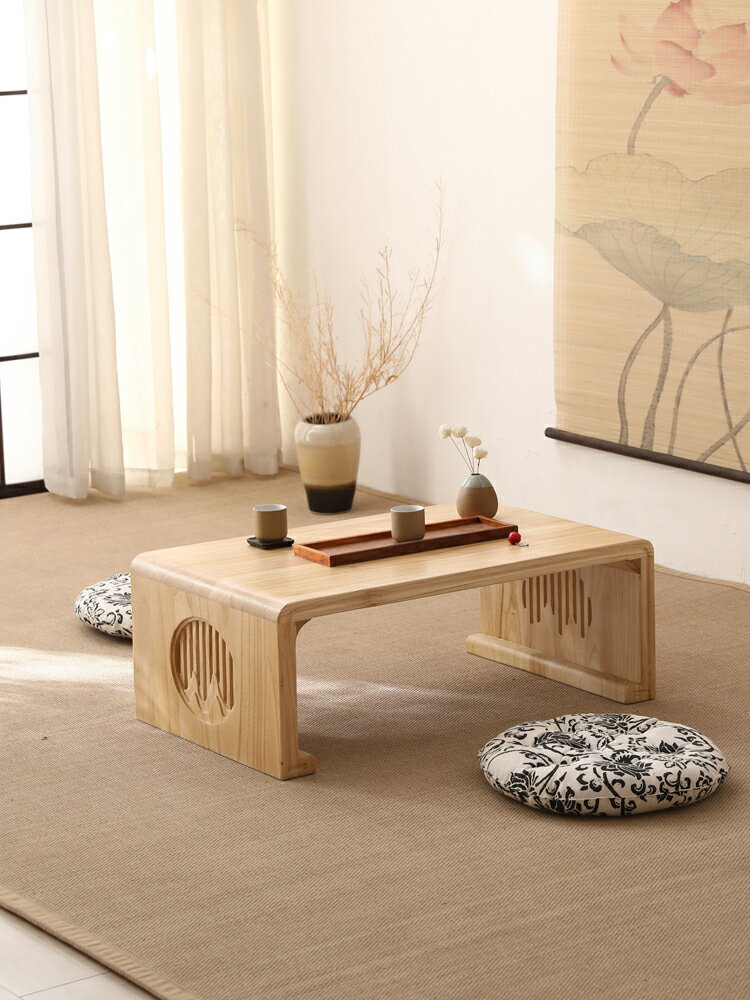 榻榻米小桌子茶幾實木日式炕桌飄窗桌子矮桌幾簡約地台桌 【幸福驛站】