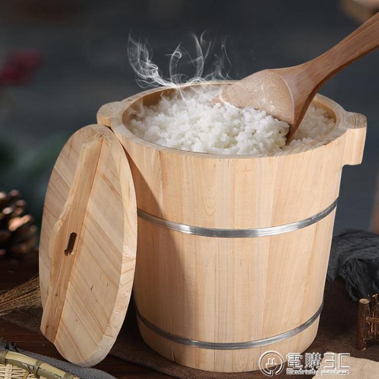 香杉木蒸飯木桶商用大號正子糯米飯甑子飯店飯團壽司蒸桶套裝神器
