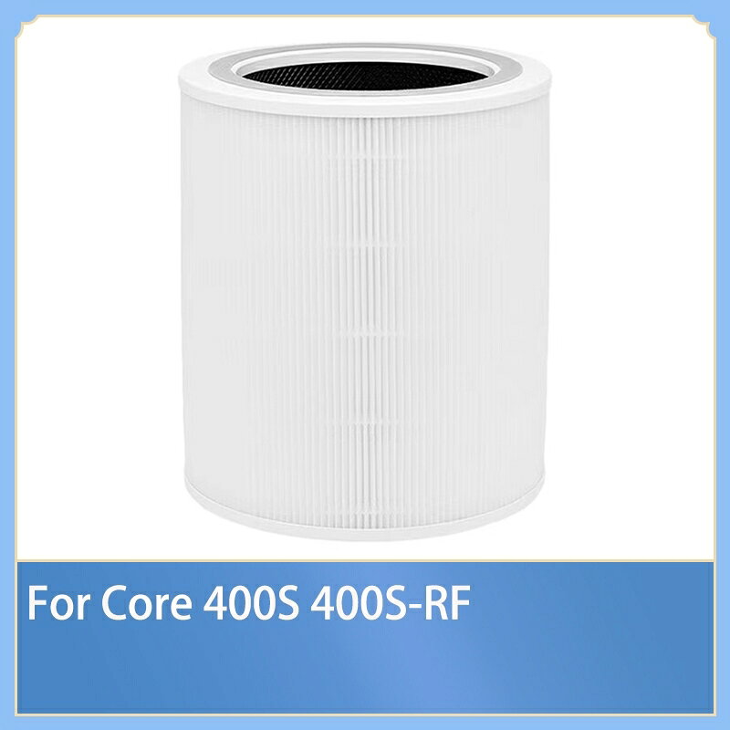 用於 Levoit Core 400S 400S-RF 空氣淨化器備件更換的 3 合 1 HEPA 活性炭過濾器