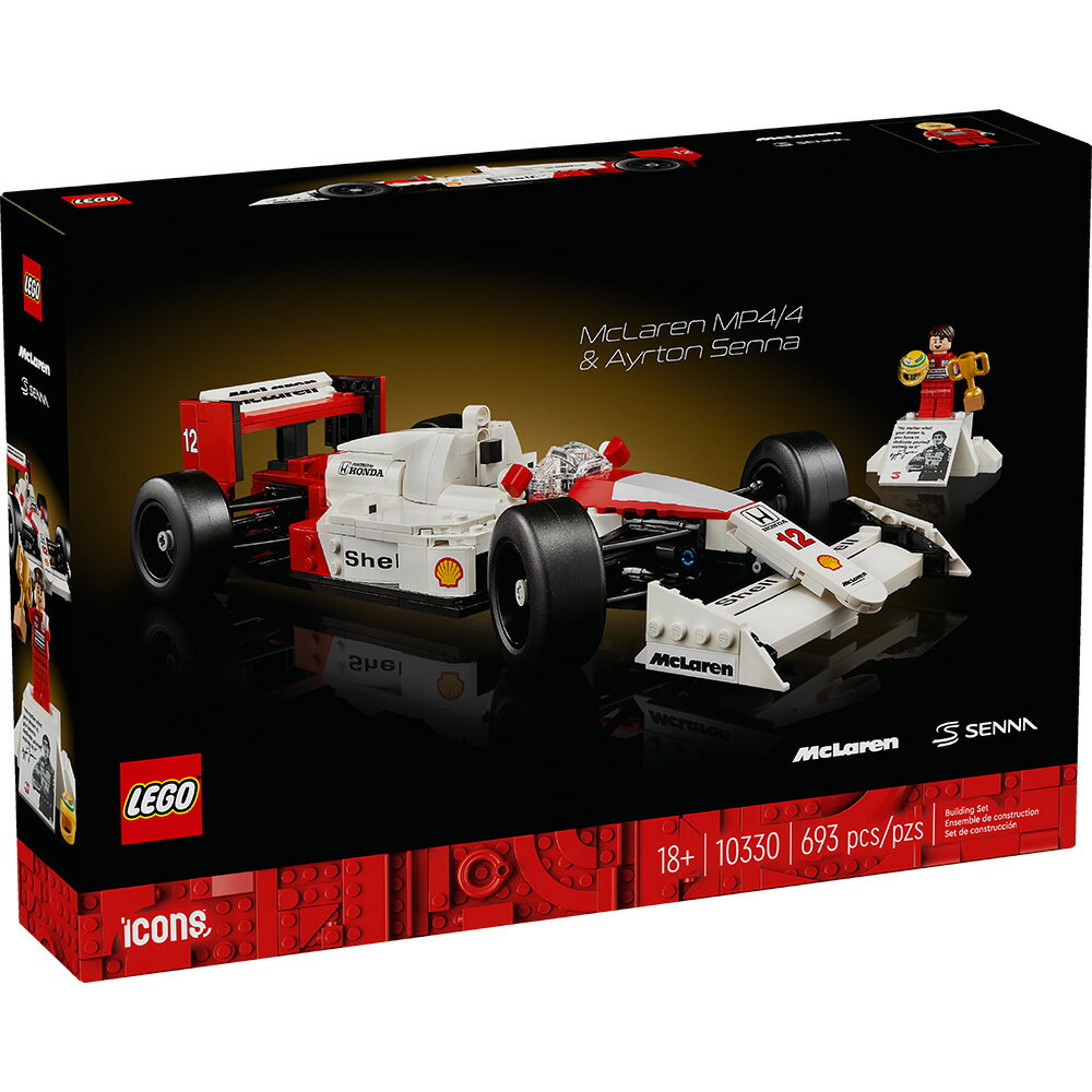 樂高LEGO 10330 ICONS™ McLaren MP4/4 & Ayrton Senna