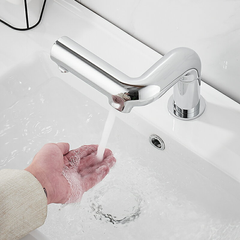 洗手間出水給皂二合一 水龍頭 式全自動 智能感應皂液器泡沫洗手液機