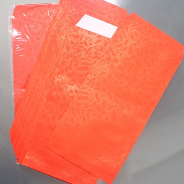 紅包袋 鳳尾紋香水禮袋 標準型/一大包10小包入(一小包50張)共500張(定40) 香水紅包袋 結婚禮金袋 -文 6