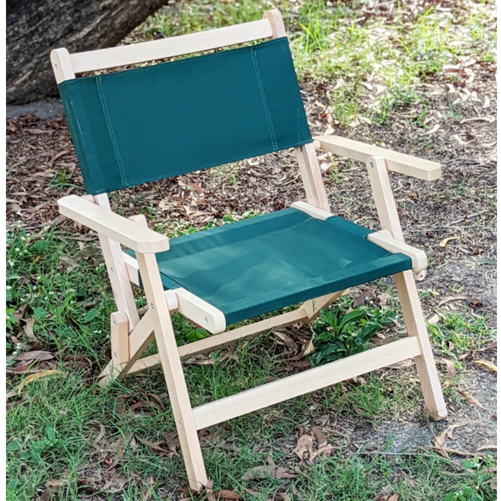美麗大街 野營露營高質感櫸木折疊靠椅木質躺椅【111052602】