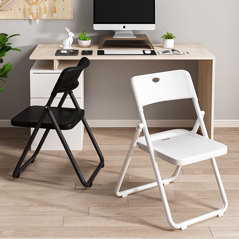 折疊椅靠背椅家用凳培訓電腦塑料椅餐椅宿舍會議辦公椅