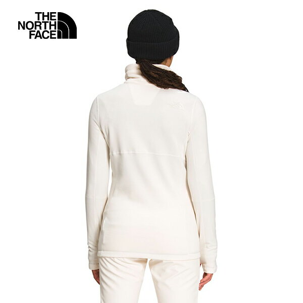 美國[The North Face]W TAGEN 1/4 ZIP FLEECE / 女款刷毛保暖半門襟(白) / 長袖上衣 / 運動衣《長毛象休閒旅遊名店》 3