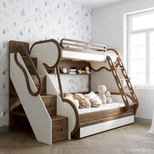 北歐高低床 雙層 上下鋪 實木兒童床 子母床 多功能 成人 上下床 √需要自行組裝 不可超取取貨●