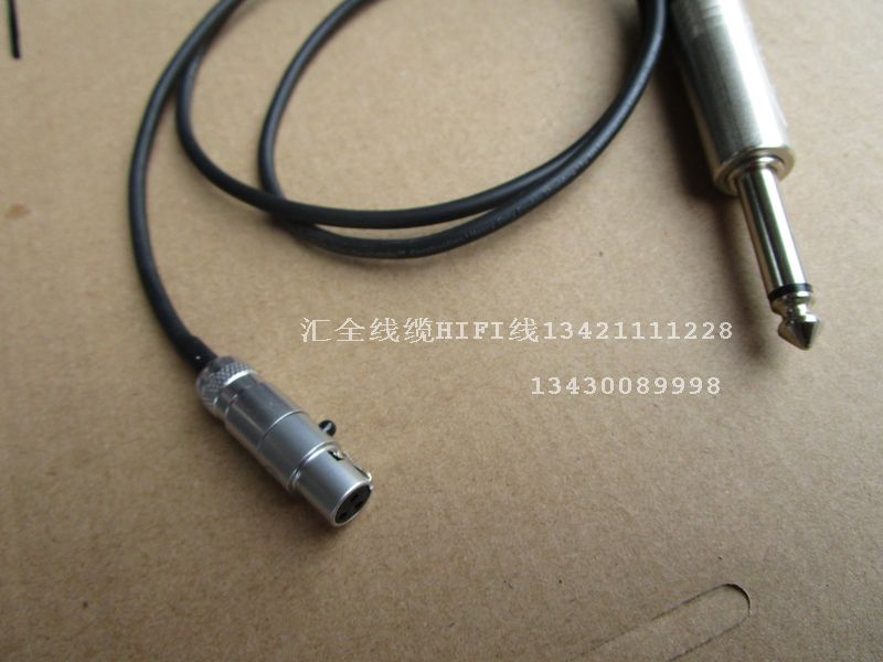 MINI迷你3.5對小卡龍 xlr6.5對小卡龍母樂器線纜吉他貝司無線套裝