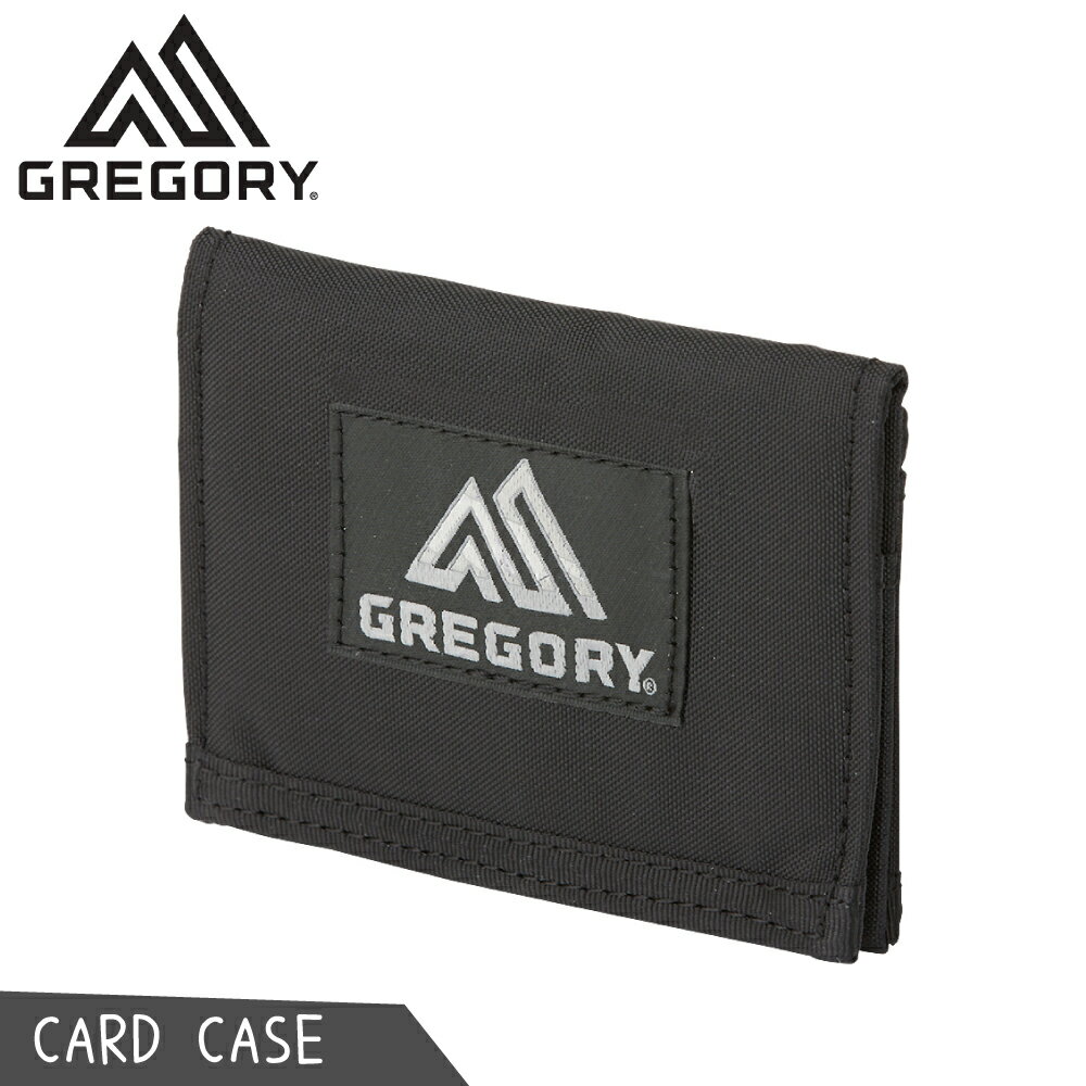 【GREGORY 美國 CARD CASE 卡夾《黑》】104729/名片夾/隨身夾/皮夾/零錢包/短夾