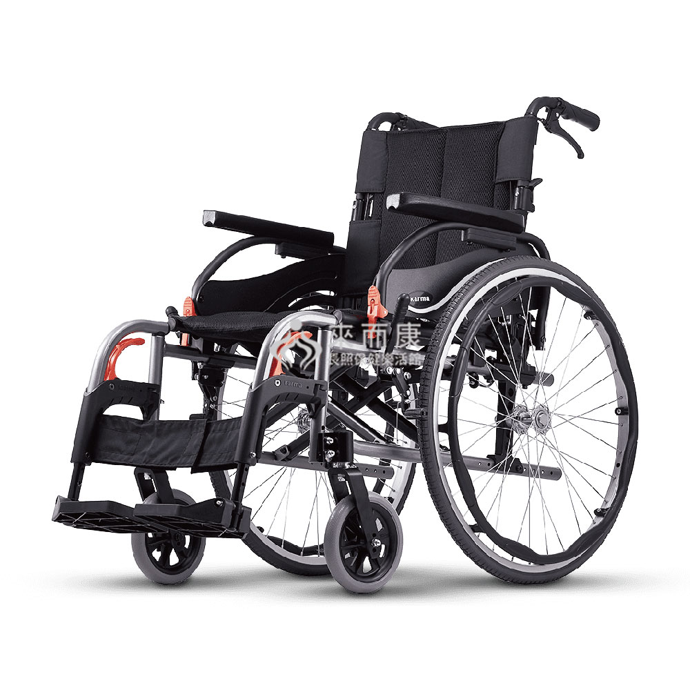 來店/電更優惠 來而康 康揚 手動輪椅 flexx 變形金剛 標準款 KM-8522 S 輪椅補助B 附加功能A款 贈 輪椅置物袋