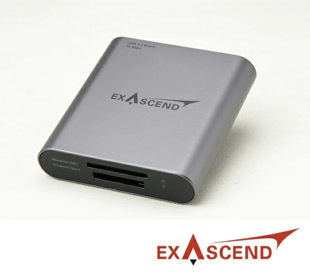 【新博攝影】Exascend CFexpress Type A/SD 二合一讀卡機 (USB Type-C 介面) (台灣公司貨)適用於A1 / A7RM5 / FX3