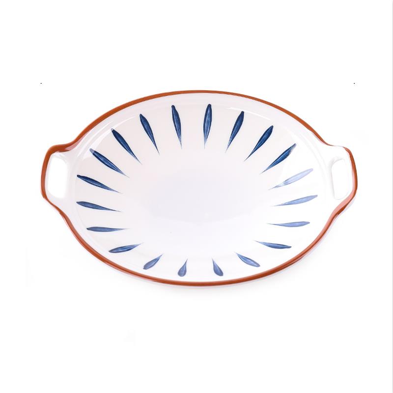 密胺盤子商用創意炒飯盤餐廳飯店菜盤美式西餐盤子防摔仿瓷塑膠碟