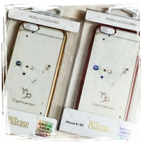 【奧地利水鑽】iPhone 6 Plus /6s Plus (5.5吋) 星座系列電鍍彩鑽保護軟套(魔羯座)