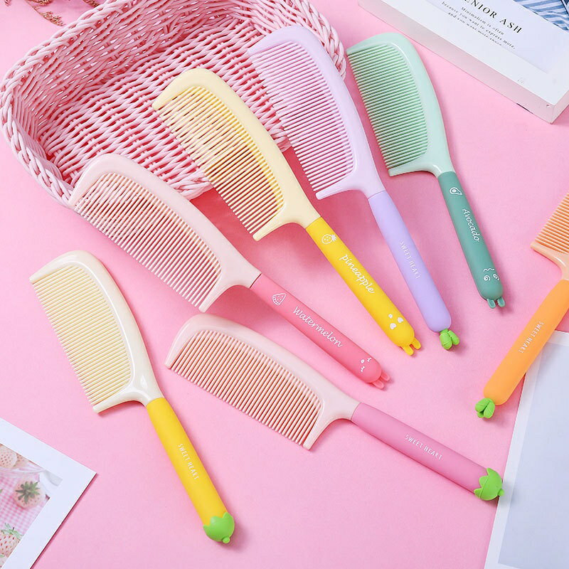 ✨台灣現貨📦 萌萌兔 卡通美髮梳 手持梳 居家密齒梳 #丹丹悅生活