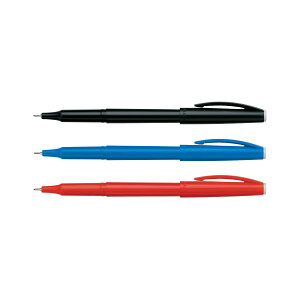 雄獅 簽字筆 紅/藍/黑 0.5mm 12支 /盒 NO.100