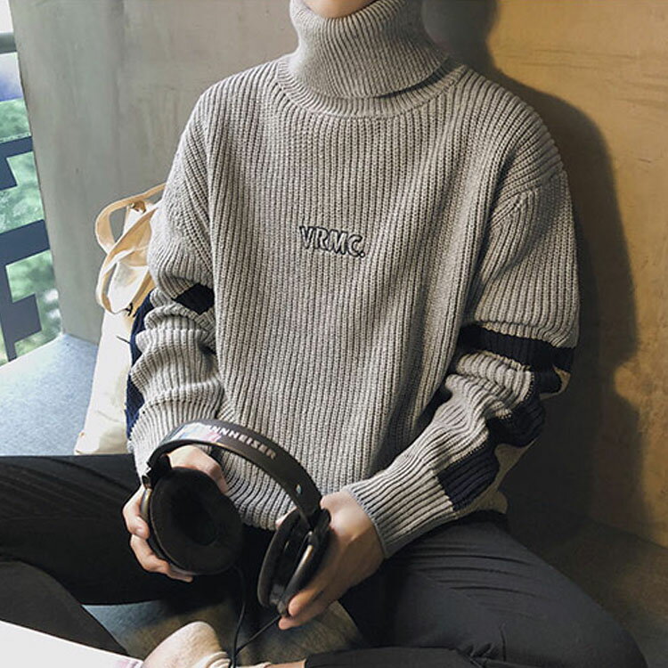 經典潮流日韓風格特色高領造型百搭保暖毛衣