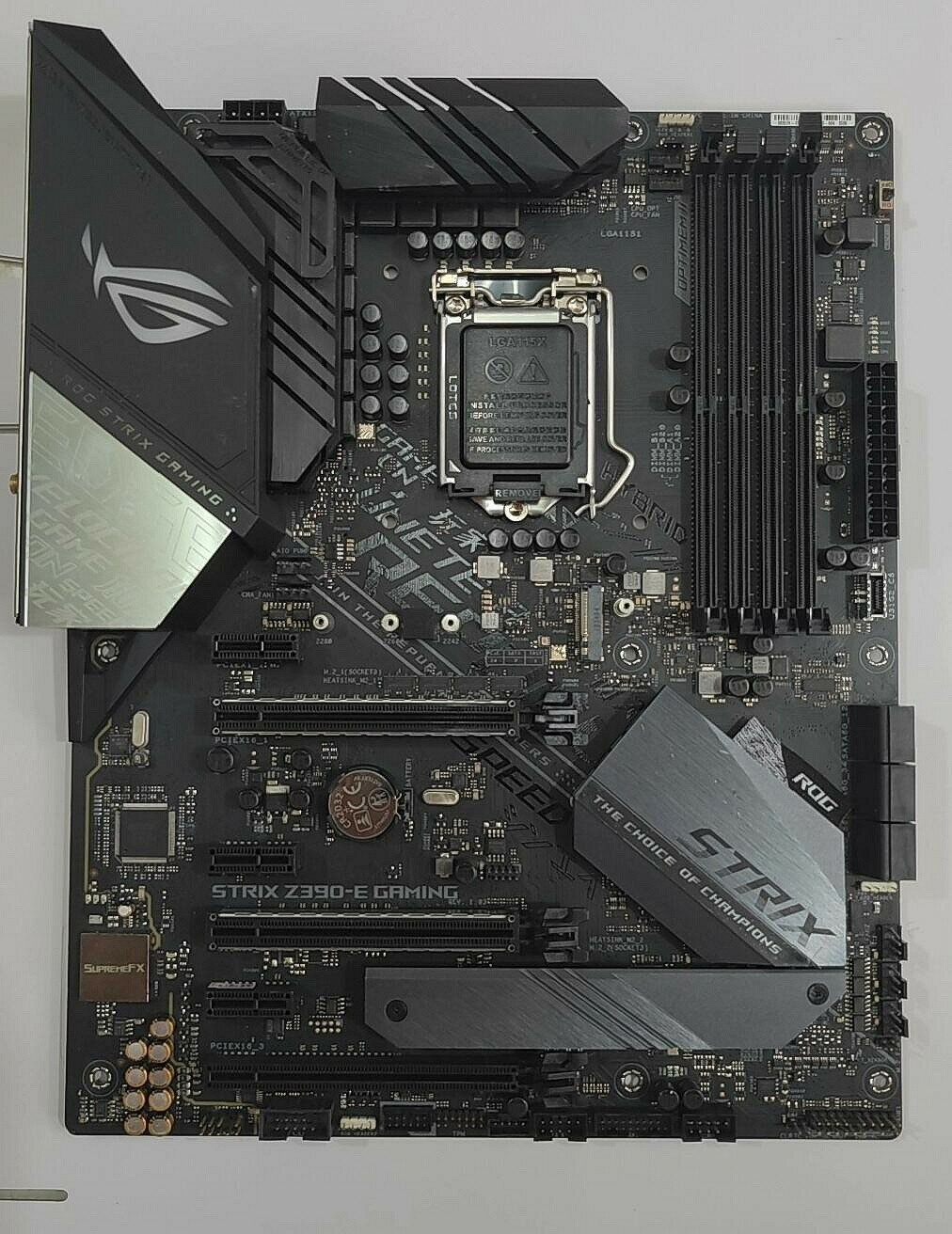 附發票 華碩 STRIX Z390-E GAMING LGA1151 玩家國度電競主機板 無線網絡卡 支援8代9代CPU 超頻功能
