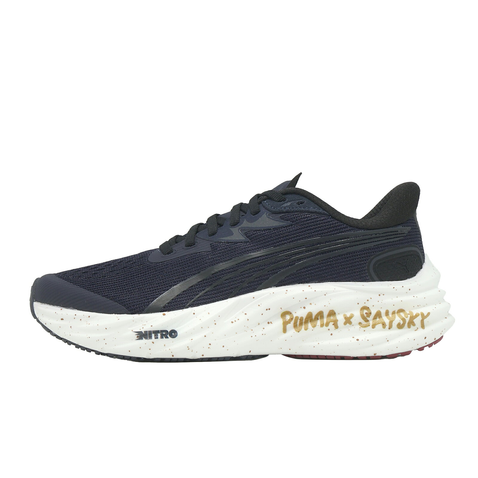 Puma 慢跑鞋 Velocity Nitro 4 Saysky W 女鞋 藍 氮氣 聯名 311909-01