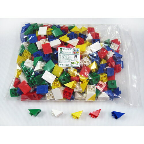 《少年》教具 積木 三角形連接方塊 ( 300 PCS ) 東喬精品百貨
