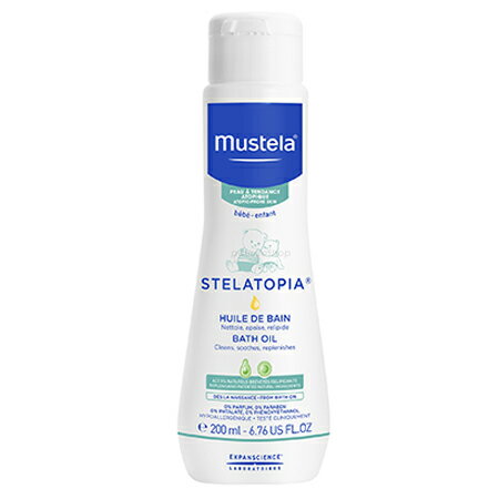 Mustela 慕之恬廊 乳化沐浴油 200ml Stelatopia益膚無香系列【巴黎好購】