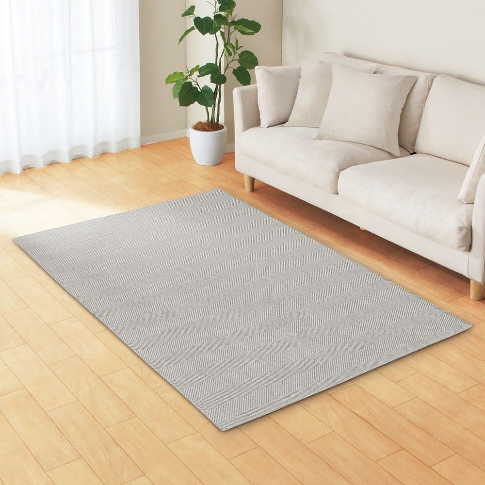 地毯 HERRINGBON MIX GY 130×185 RA01 NITORI宜得利家居