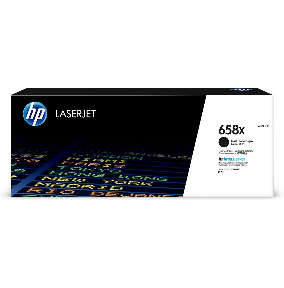 【最高3000點回饋 滿額折400】 HP 658X 黑色原廠 LaserJet 高容量碳粉匣(W2000X) For M751dn