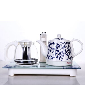 華威禮業 陶瓷電水壺自動上水電熱水壺套裝養生 燒水壺電茶壺