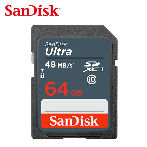 【SanDisk】Ultra SDXC Class10 64G記憶卡【三井3C】