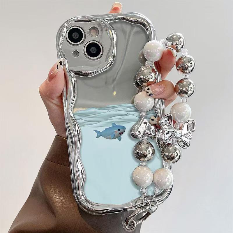 海洋小鯊魚適用三星s24ultra手機殼s23fe硅膠s22+/s21新款a71軟殼a55a54a25a24全包a15a14a13a35防摔a34a33