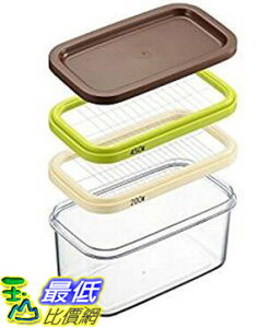[106 東京直購] Yoshikawa 奶油切割儲存盒(切割器+保存盒) SJ2088 兩款切割片最大容量450g